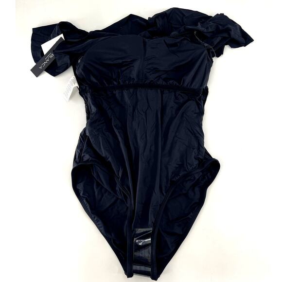 La Blanca Island Goddess Off Shoulder Ruffle One Piece Swimsuit 16 - Picture 6 of 12